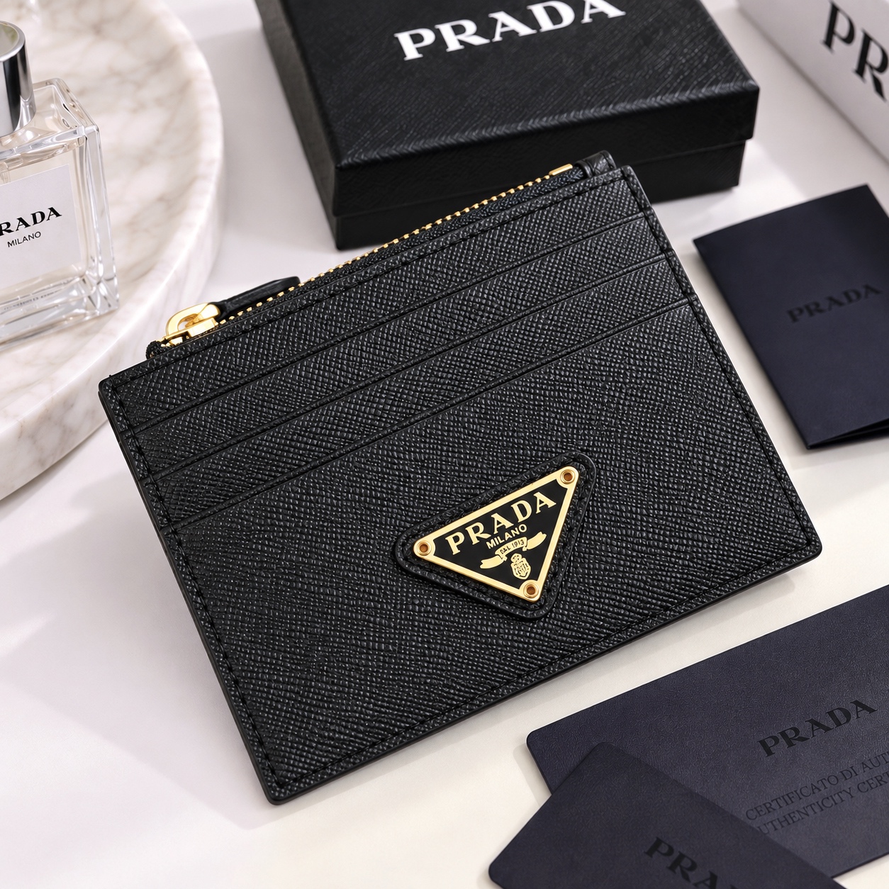 p라다 사피아노 지퍼 카드지갑 5