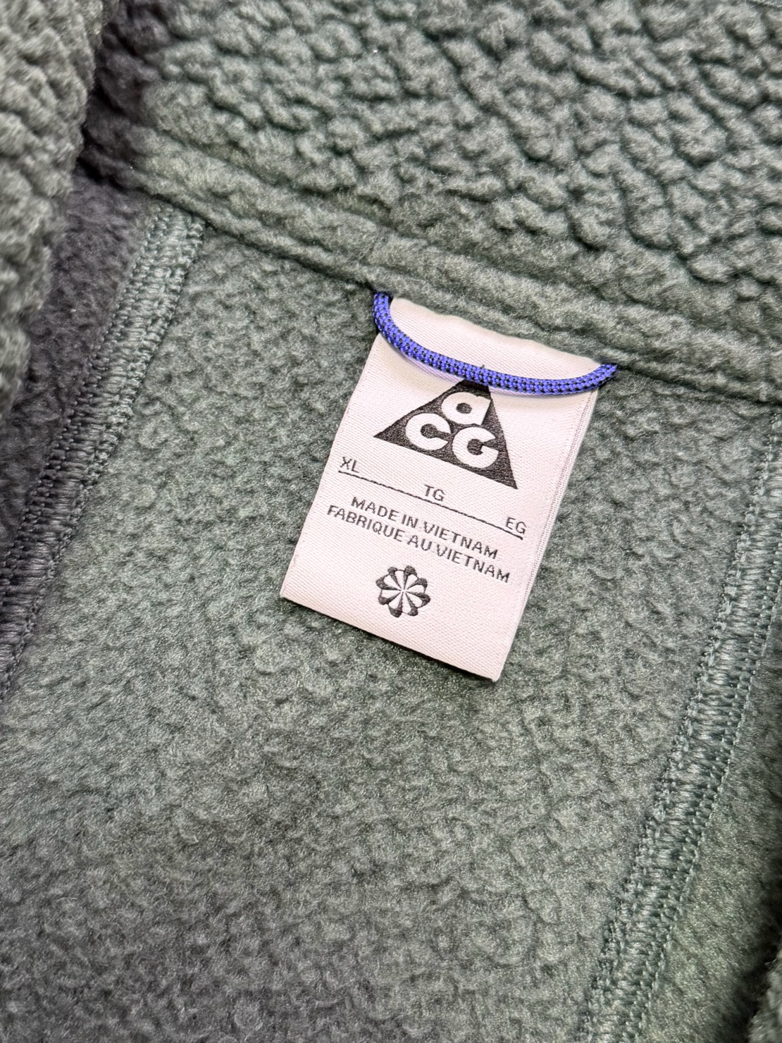 나이키 acg 악틱 울프 후리스 조끼 자켓 XL 105 5