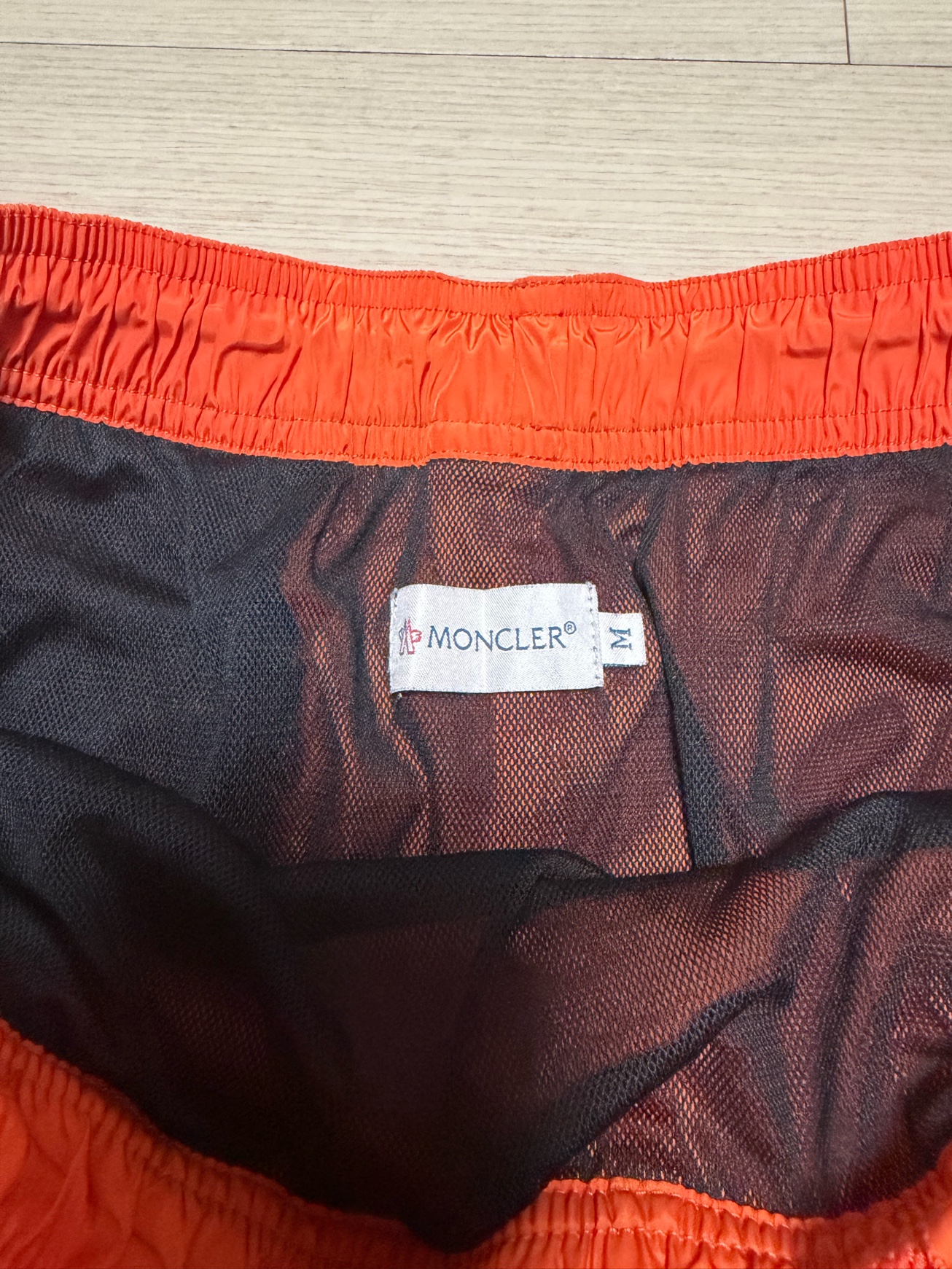 몽클레어 남성 수영복 반바지 오렌지 M 5