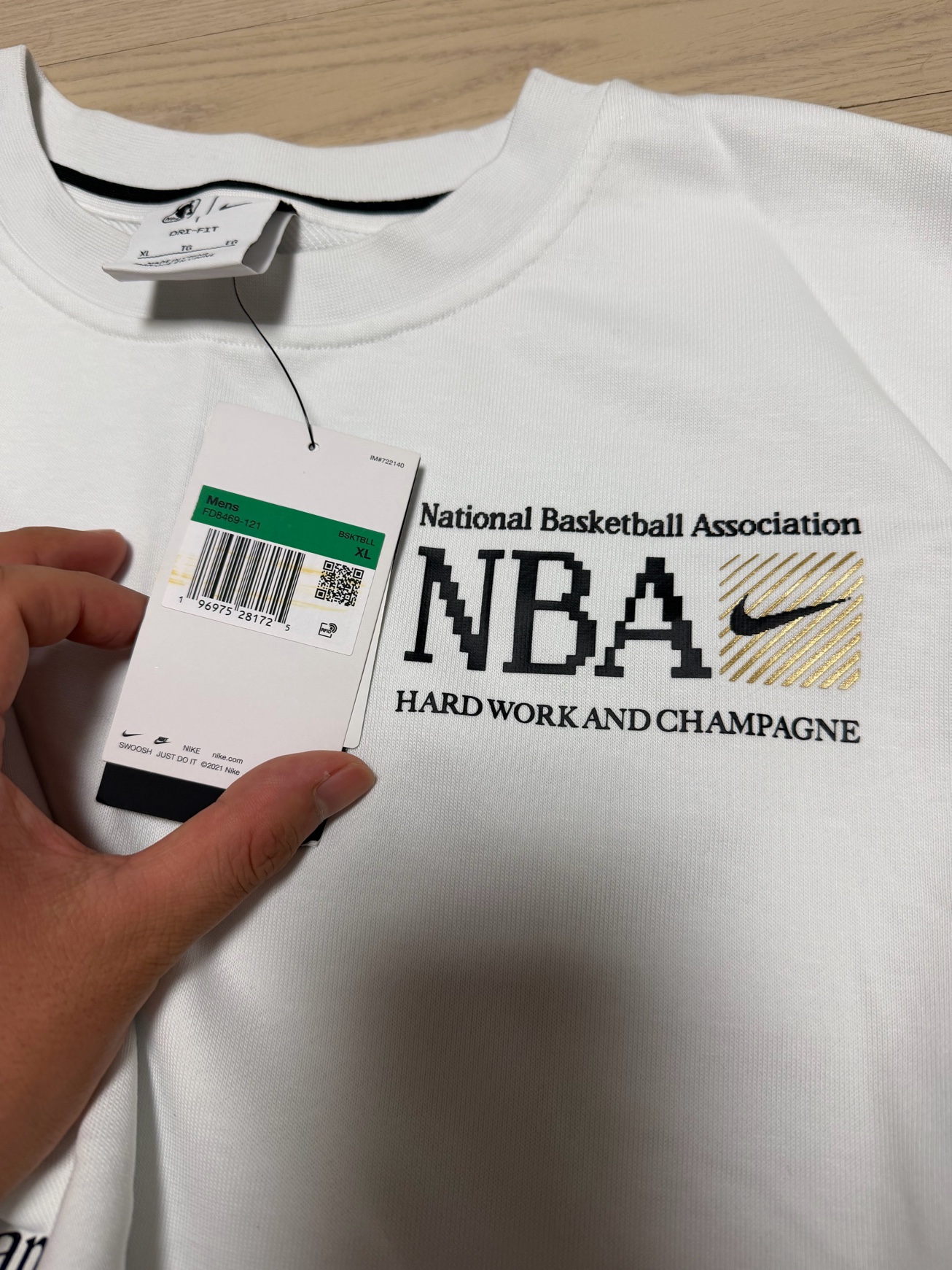 나이키 NBA 스탠다드 맨투맨 XL 105 새상품 5