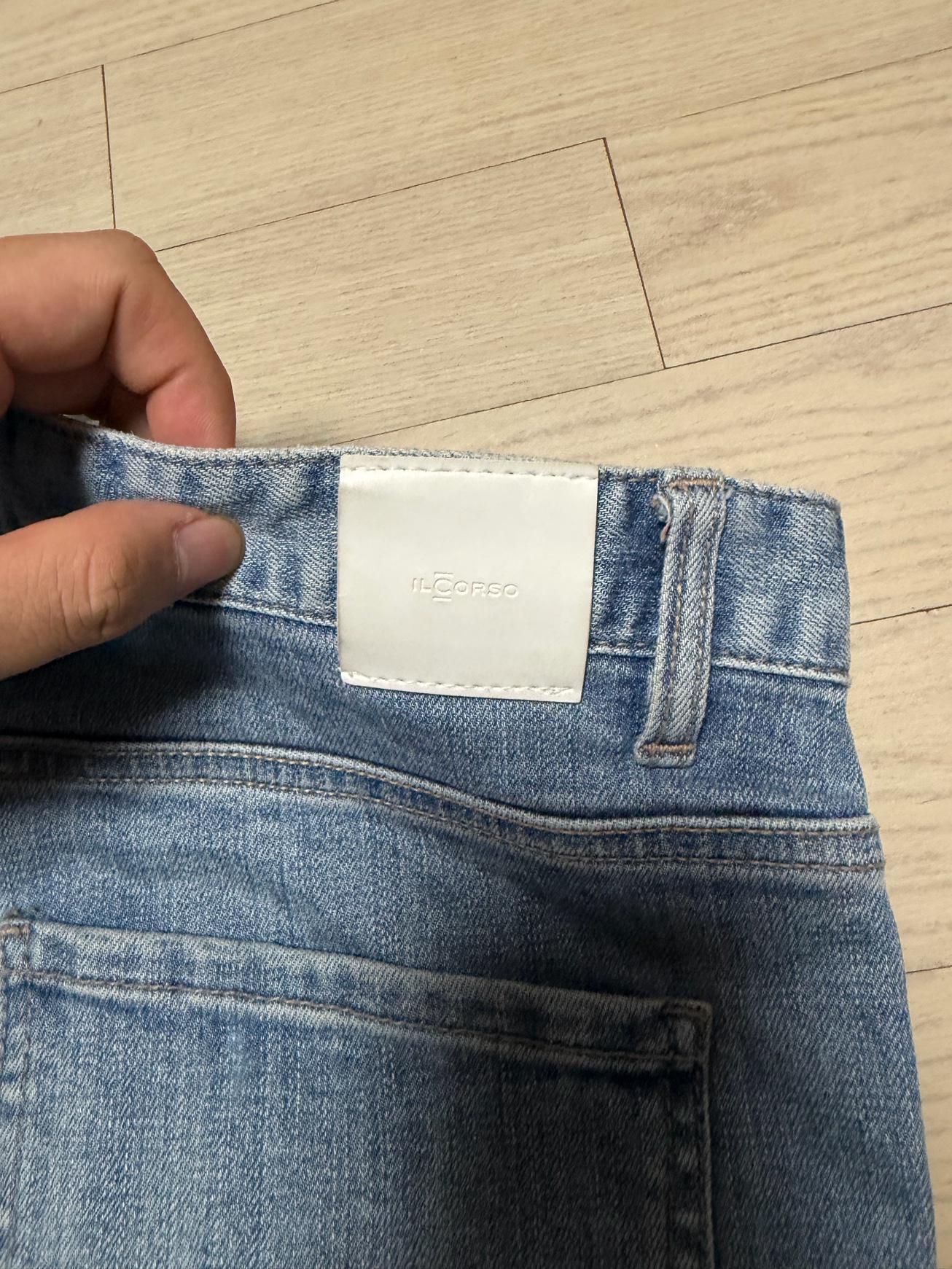 일꼬르소 남성 워싱 데님 청바지 86 5