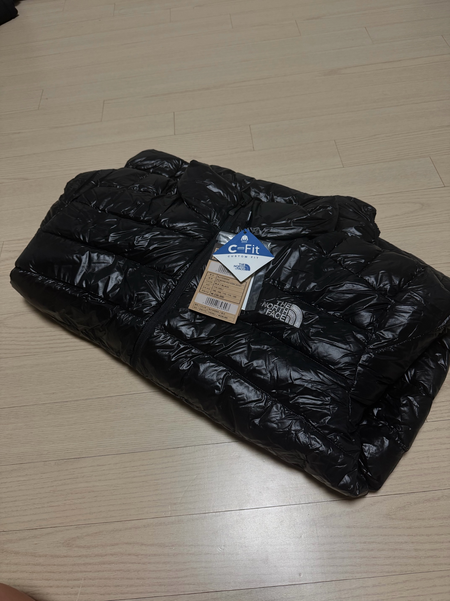 노스페이스 마티에 경량패딩 115 3XL 새상품 4