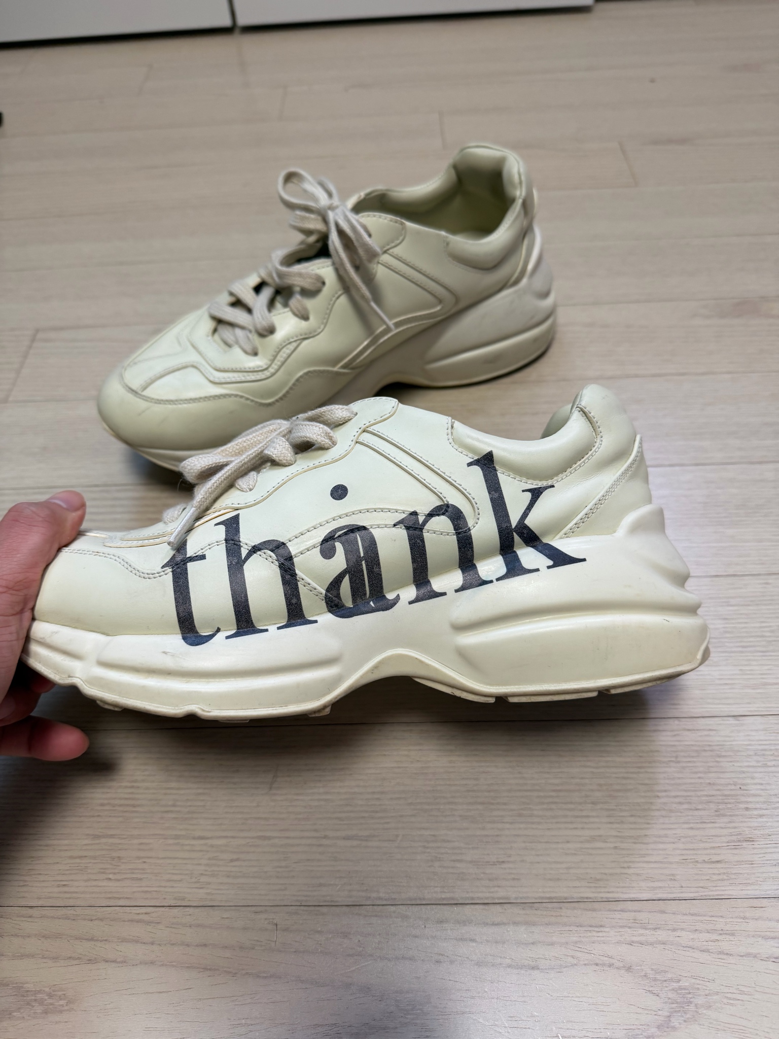 구찌 라이톤 스니커즈 더티 think thank 260 2