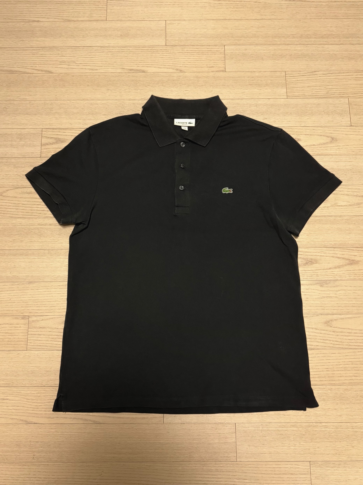 라코스테 슬림핏 PK 반팔 카라티 블랙 XL 105 2