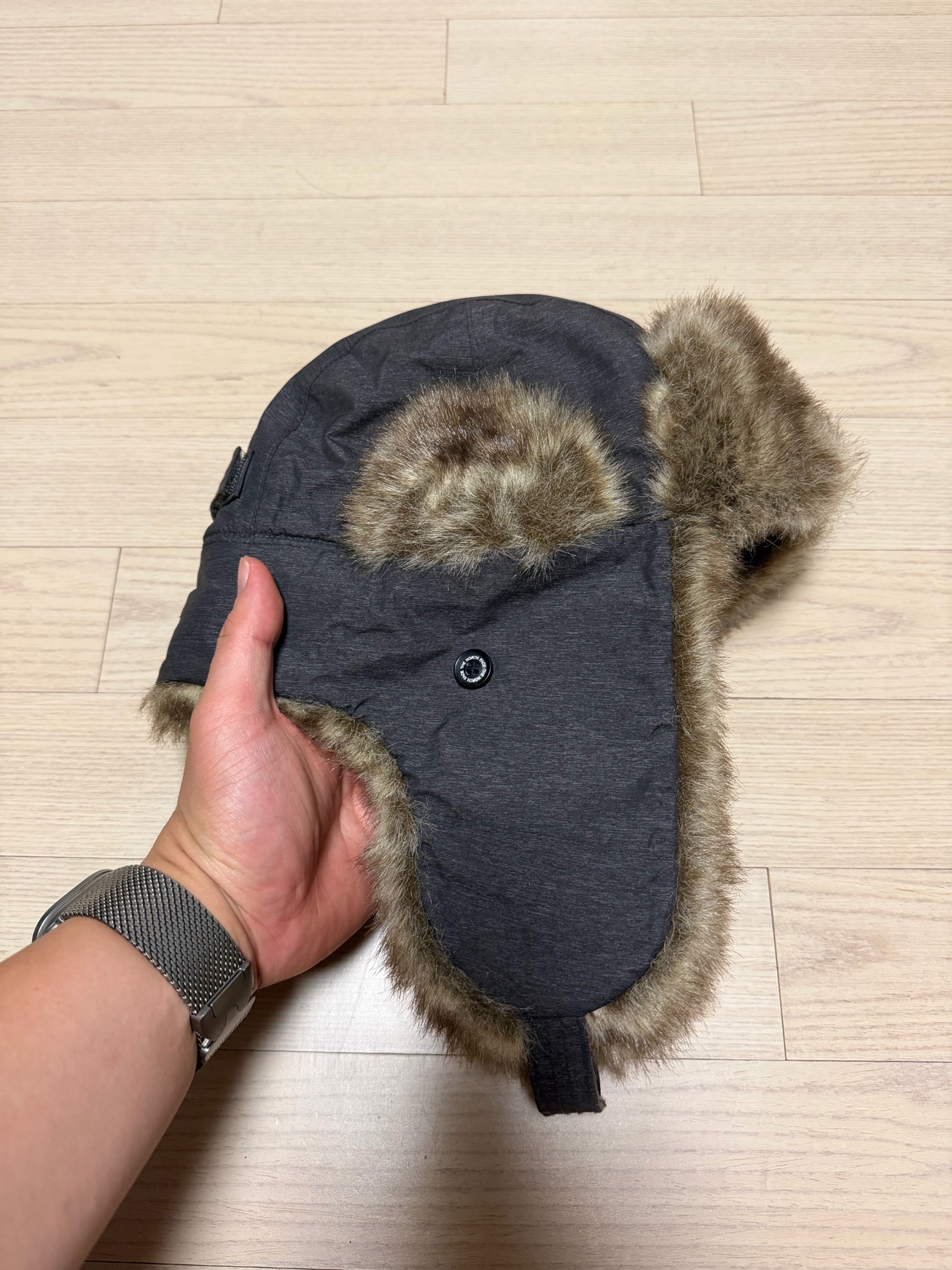 노스페이스 남성 트루퍼햇 퍼 겨울 모자 2